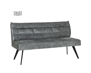 Rosora Bankje 160 cm - HZ6068-85 grey