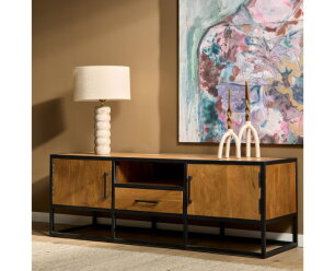 TV-meubel Denver | Mango Metaal | 145 cm | Meubelplaats.nl