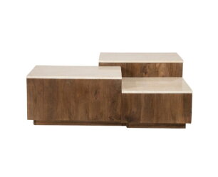 Salontafel Quido 105x89cm - bruin | Eleonora