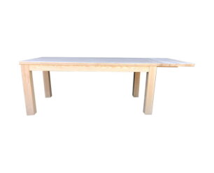 Massieve eettafel met verlengstuk kopen? Van 180x90 naar 230x90 cm