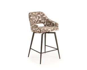 Barstoel Paris draaibaar Jupiter anodic bruin - Mosaic brown 15 - 65 cm