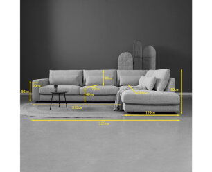 COMO met ottoman rechts - Silencio 19