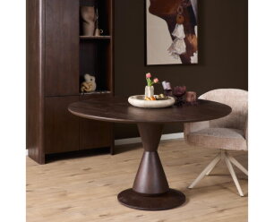 Eettafel Lima Brown | 130 cm | Rond