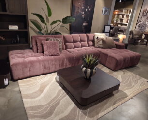 SEVN Veronique Modulaire hoekbank - Sorriso Blush - 360x150 cm