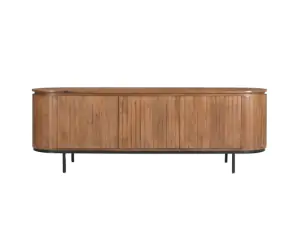 Tv-meubel Noor 170cm Mangohout Natural | Livingfurn
