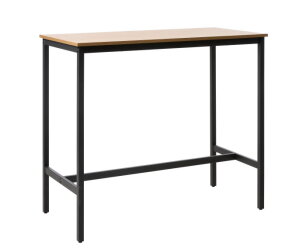 Bartafel Cesura rechthoekig eiken melamine 120x60x105 cm