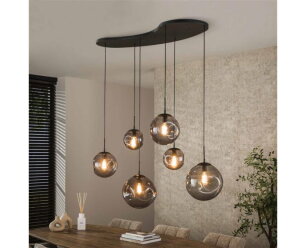 Hanglamp 6L Stellar black series - Artic zwart