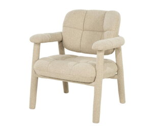 Lounge chair Knox - taupe | BY-BOO