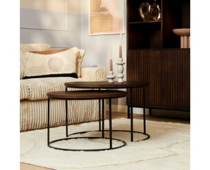 Salontafel Madison Brown | 70 cm | set van 2
