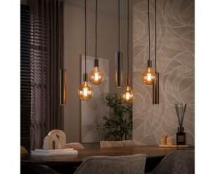 Hanglamp Senso 4+3L - Sienna bruin