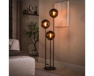 Vloerlamp Stellar getrapt 3L - Sienna bruin