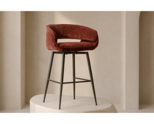 Barstoel Ibiza draaibaar - Be glory nougat 165