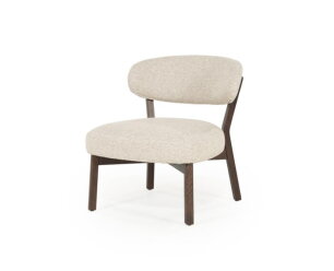 Fauteuil Mikky bruin - taupe | Eleonora