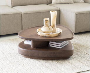 Salontafel Nino 80x80cm - bruin | Eleonora