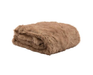 Plaid Foxy Fox 170x130cm - light brown | BY-BOO