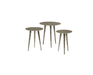 Renew Alu Bijzettafel set vanaf 30 cm