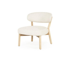 Fauteuil Mikky naturel - beige | Eleonora