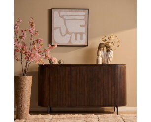 Dressoir Solana Bruin Mangohout 165 cm