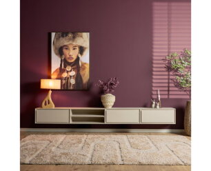 Zwevend tv meubel Ambiance Sand | 280 cm