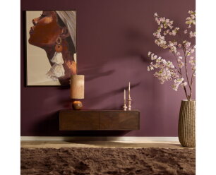 Zwevend tv meubel Vision Brown | 120 cm