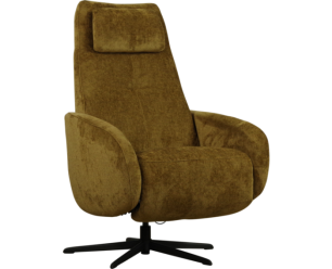 Relaxfauteuil Tosca - Stella Brandy 127 - handmatig en verstelbaar hoofdkussen