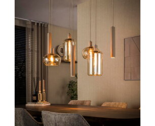 Hanglamp Serene 4+3L - Beige