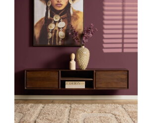 Zwevend tv meubel Ambiance Brown | 160 cm