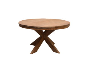 Ronde Eettafel Dingklik Beek Teakhout-160 cm (diameter)