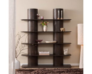 Boekenkast Finn Mangohout Bruin 180 cm