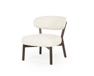 Fauteuil Mikky bruin - beige | Eleonora