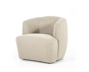 Fauteuil Charlotte - taupe | Eleonora