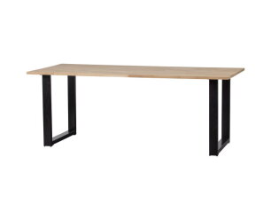 Combi-tablo: Eiken 200x90 & U-poot [fsc] - WOOOD