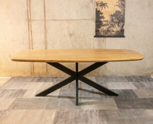 Eettafel Colorado Deens ovaal mangohout 200x100 cm