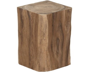 MUST Living bijzettafel Rio - teakhout stam - 38x25x25 cm