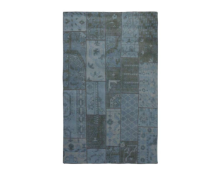 By-Boo Carpet Patch Kelim,vloerkleed turquoise 170x240 cm.Ook in grijs!