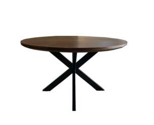 Eettafel Jesper Rond 120 cm - Bruin