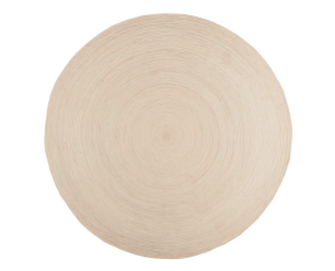 by fonQ Dots Vloerkleed - Cr&egrave;me - Rond - &Oslash; 200 cm