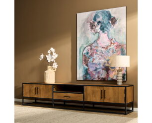 TV-meubel Denver | Mango Metaal | 240 cm | Meubelplaats.nl