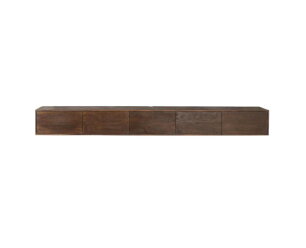 Zwevend tv meubel Vision Brown | 280 cm