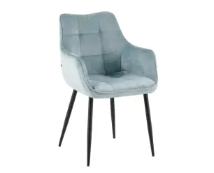 Eetkamerstoel Lucille Arm Perfect Harmony 72 Lichtblauw