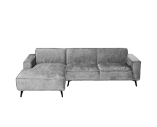 Tower Living Leeds 2 5-AR + Chaise L - Touch 27 Light grey