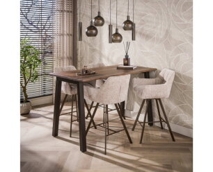 Bartafel Edge Pure 147 - Massief acacia bruin