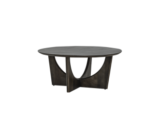 Fermo Salontafel rond olijfbruin 90 cm