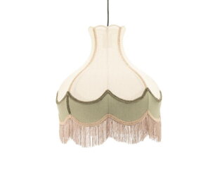 Pendant lamp Fringaloo - groen | BY-BOO