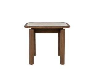 Bijzettafel Gabi 60x60cm - bruin | Eleonora