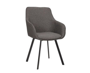 Borgo Armstoel - Bjorn 19 antracite (draaibaar)