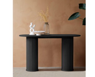 Sidetable Nola eiken 130 CM - Zwart