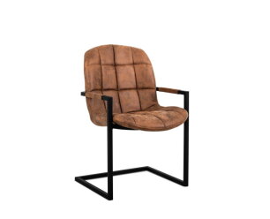 Ben Eetkamerstoel Zonder Armleuning / Jackson 803 Cognac