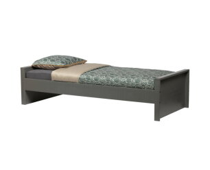 Morris Bed Grenen Leem 90x200cm Excl Lattenbodem [fsc] - WOOOD