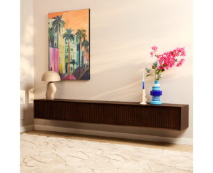 Zwevend tv meubel Madison Brown | 240 cm